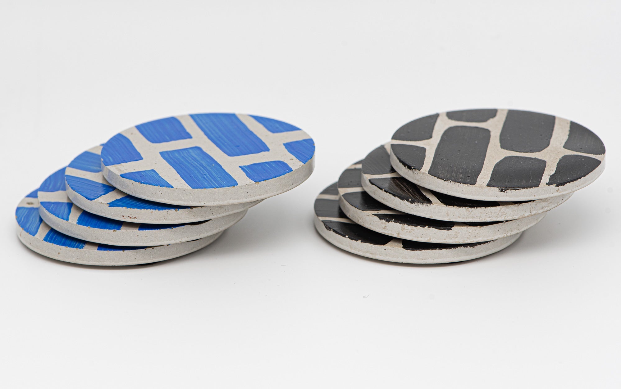 Beton Glasuntersetzer-Set 4-teilig