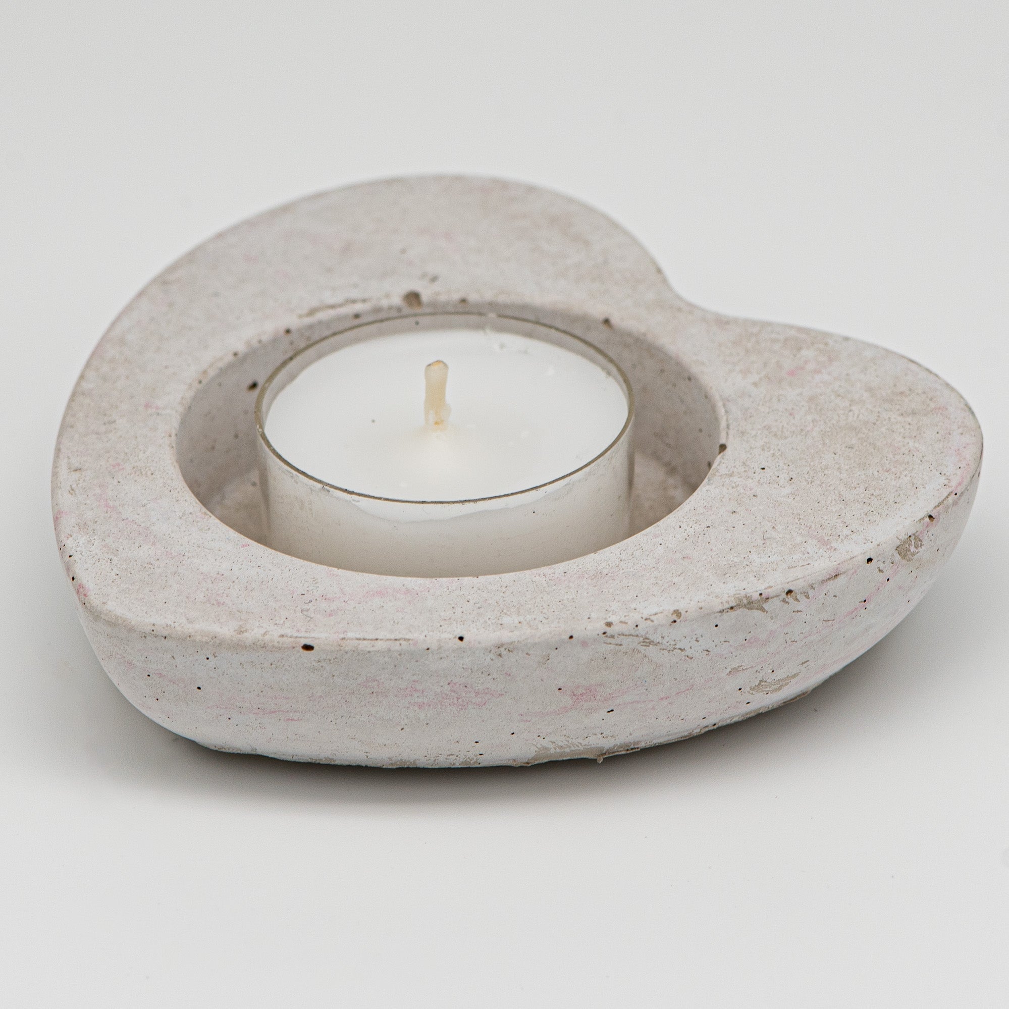 Beton Kerzenhalter Herz