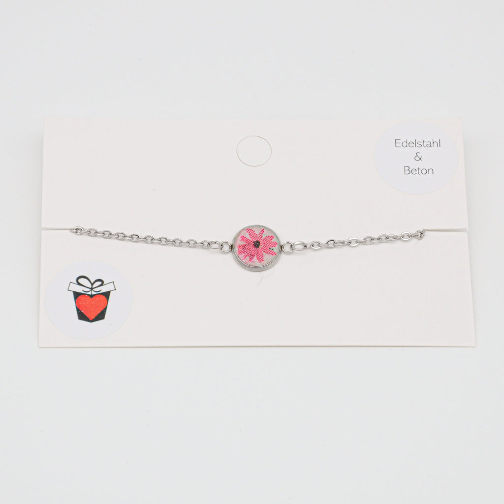 Beton Armband Silberkette Daisy Small – Ansicht 2