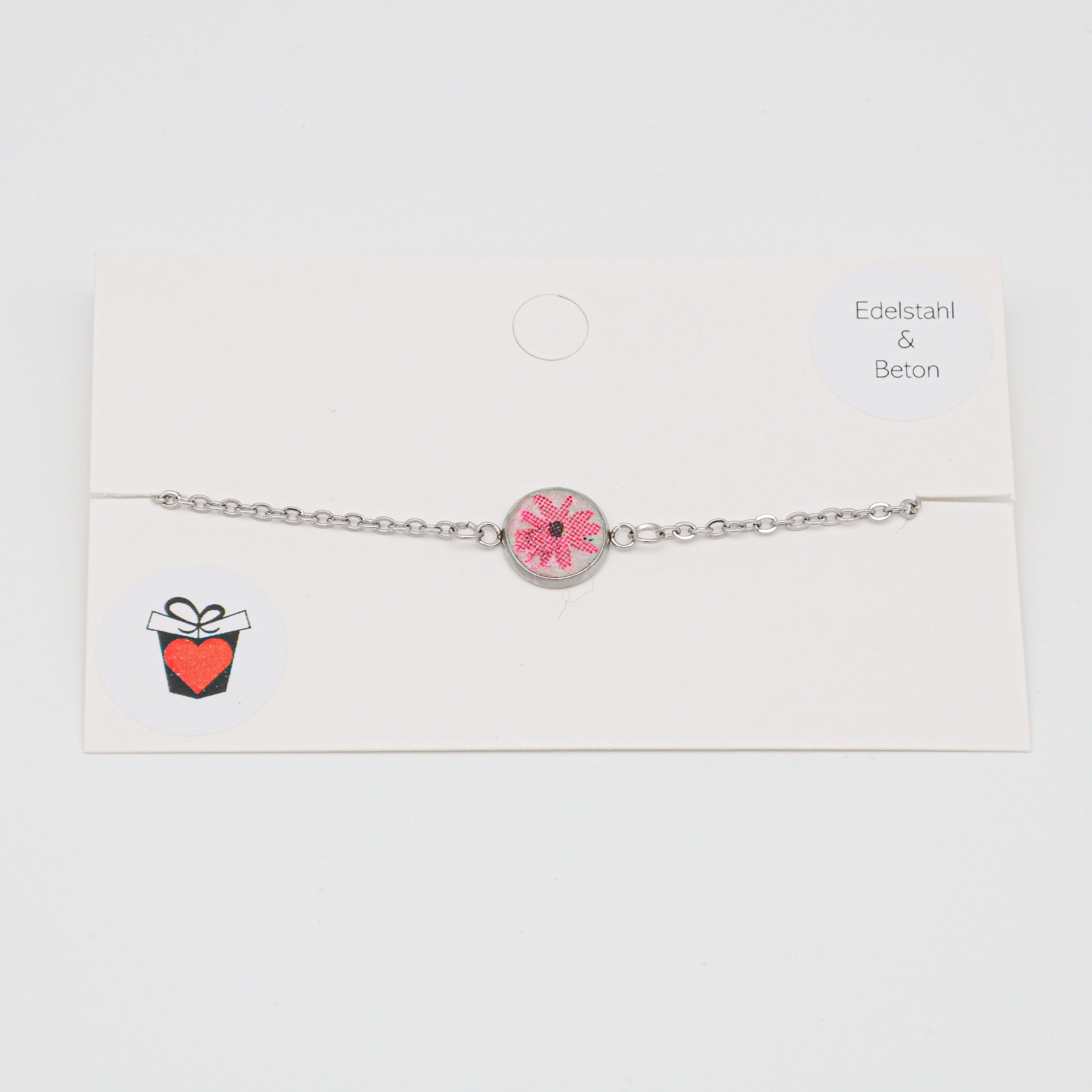 Beton Armband Silberkette Daisy Small – Ansicht 2