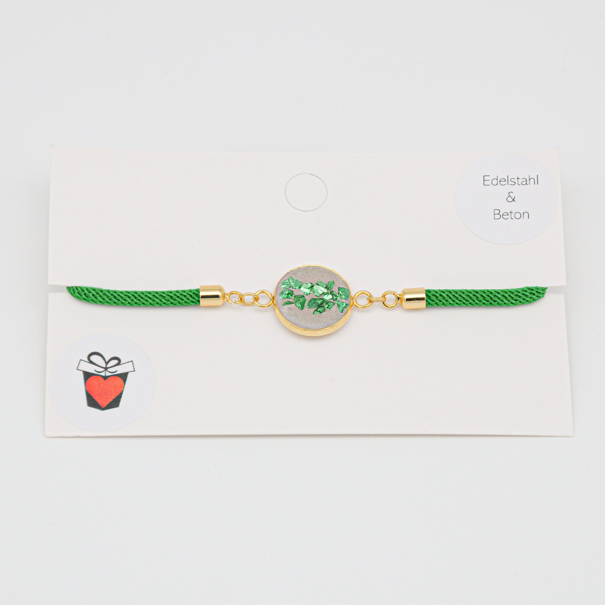 Beton Armband Kordel Grün (Medium) – Ansicht 3