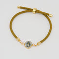 Beton Armband Kordel Khaki Small – Handmade in Austria