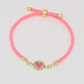 Beton Armband Kordel Pink Small – Handmade in Austria