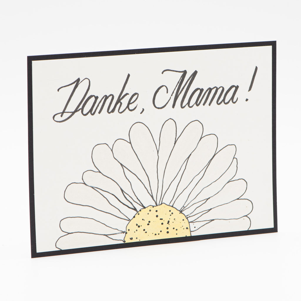 Karte Danke Mama – Margerite