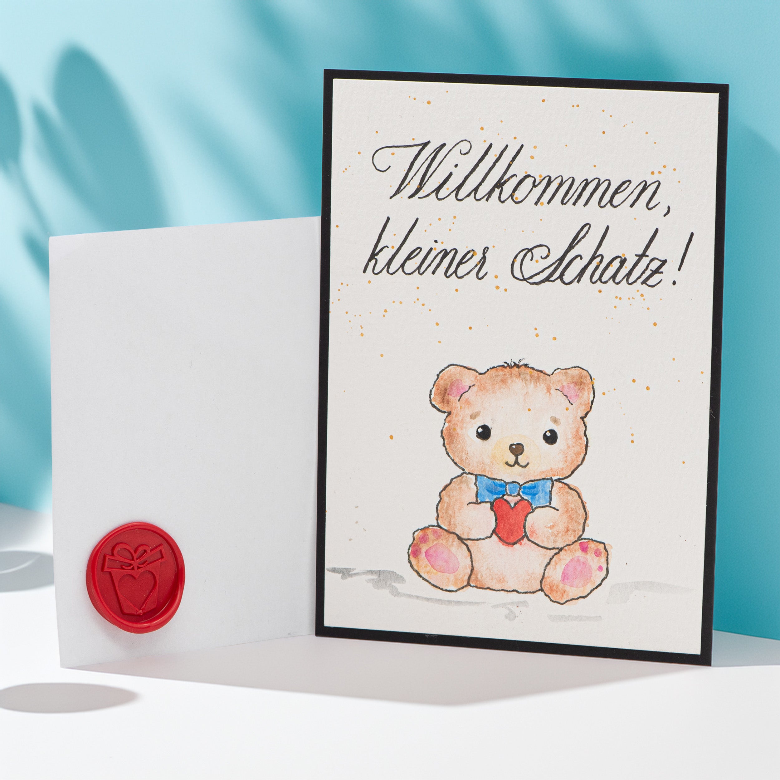 Deine persönliche Grußbotschaft – Mit Herz von Hand geschrieben